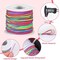 1mm Elastic String Stretchy String for Bracelet Making Rainbow Bracelet String Elastic Cord for Jewelry Making, Bracelets, Necklace, Beading and Crafts